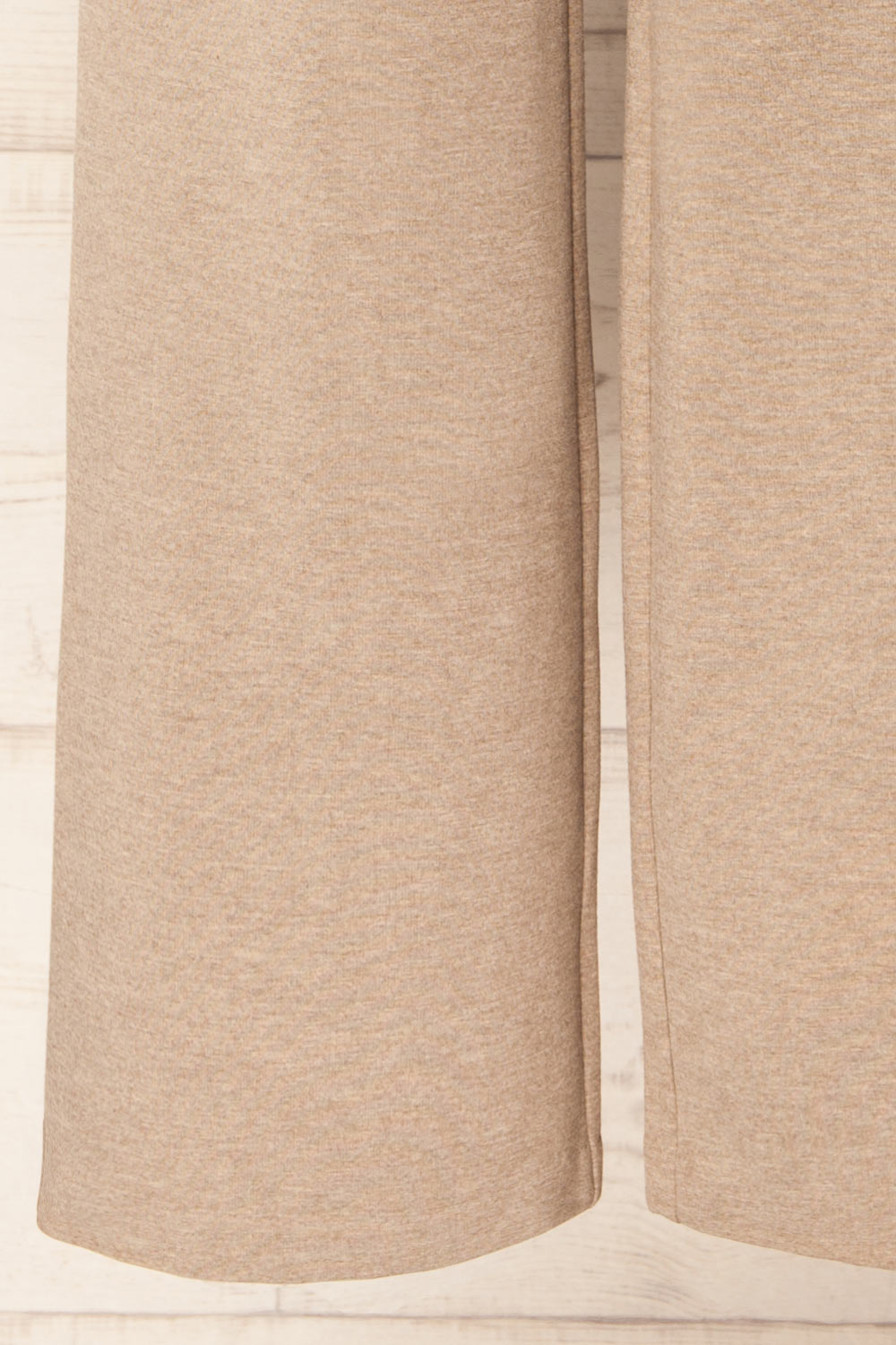 Daman Taupe | Wide Leg Pants with Drawstring