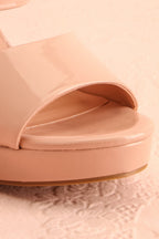 Dermale | Beige High Heel Sandals