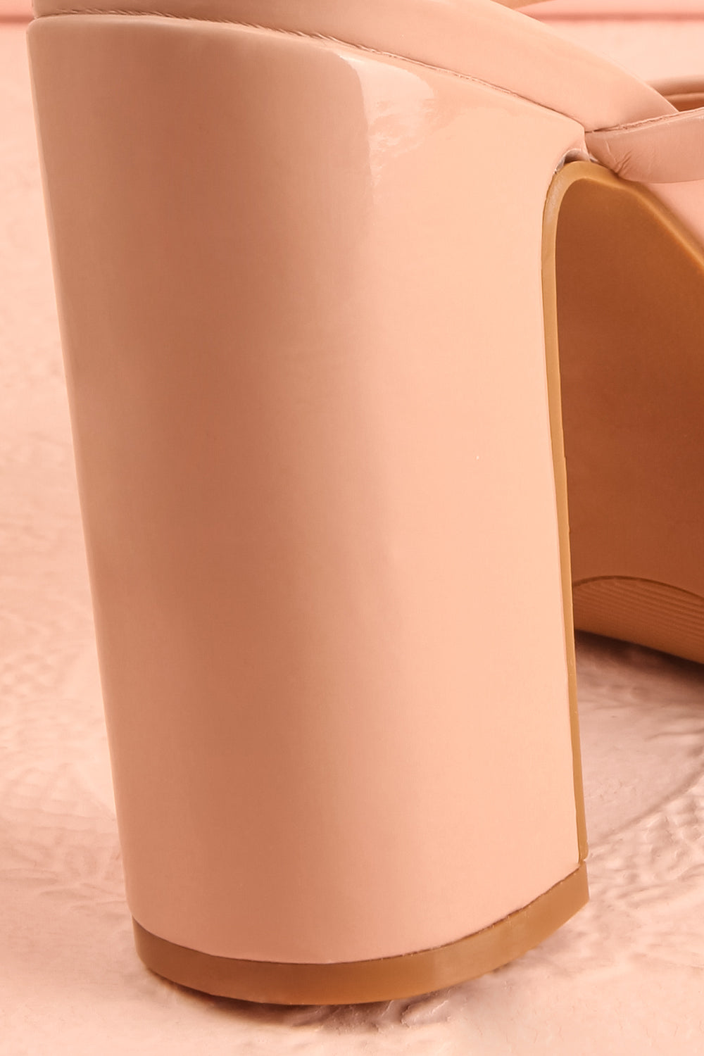 Dermale | Beige High Heel Sandals