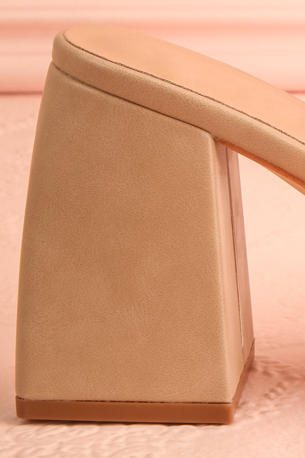 Dorisse Taupe | Heeled Mules