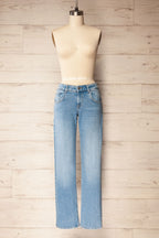 Fermo | Low-Rise Blue Denim Pants