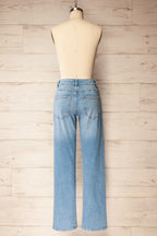 Fermo | Low-Rise Blue Denim Pants