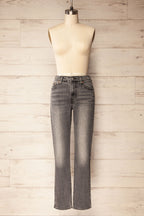 Fidenza | Slim Leg Grey Denim Pants