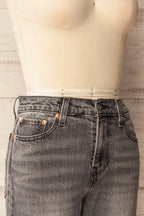 Fidenza | Slim Leg Grey Denim Pants