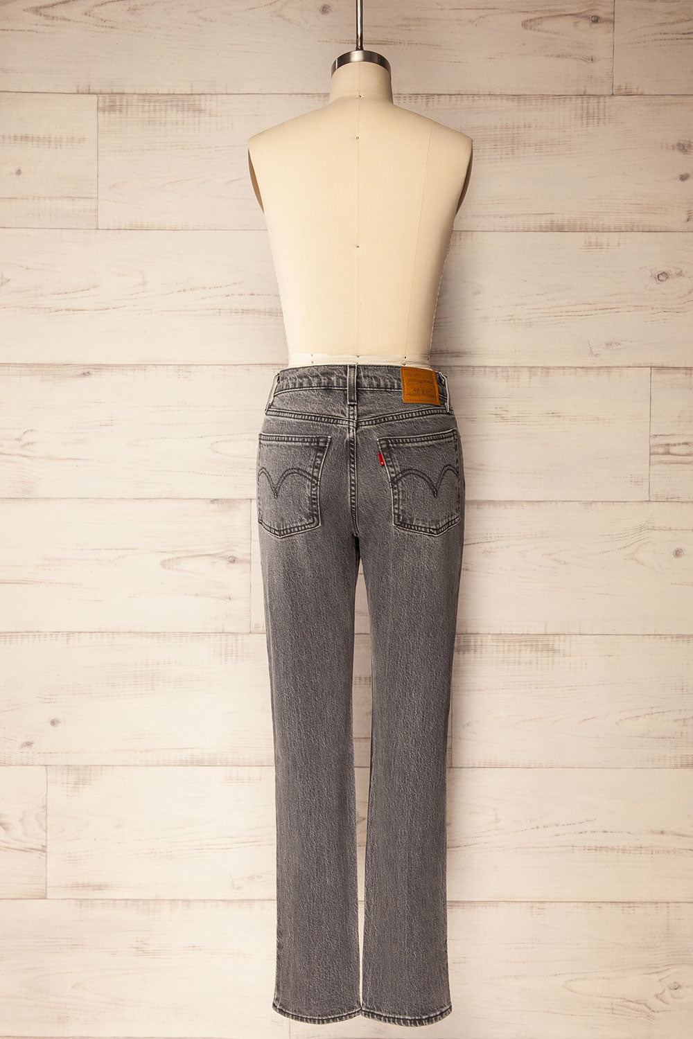 Fidenza | Slim Leg Grey Denim Pants