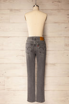 Fidenza | Slim Leg Grey Denim Pants
