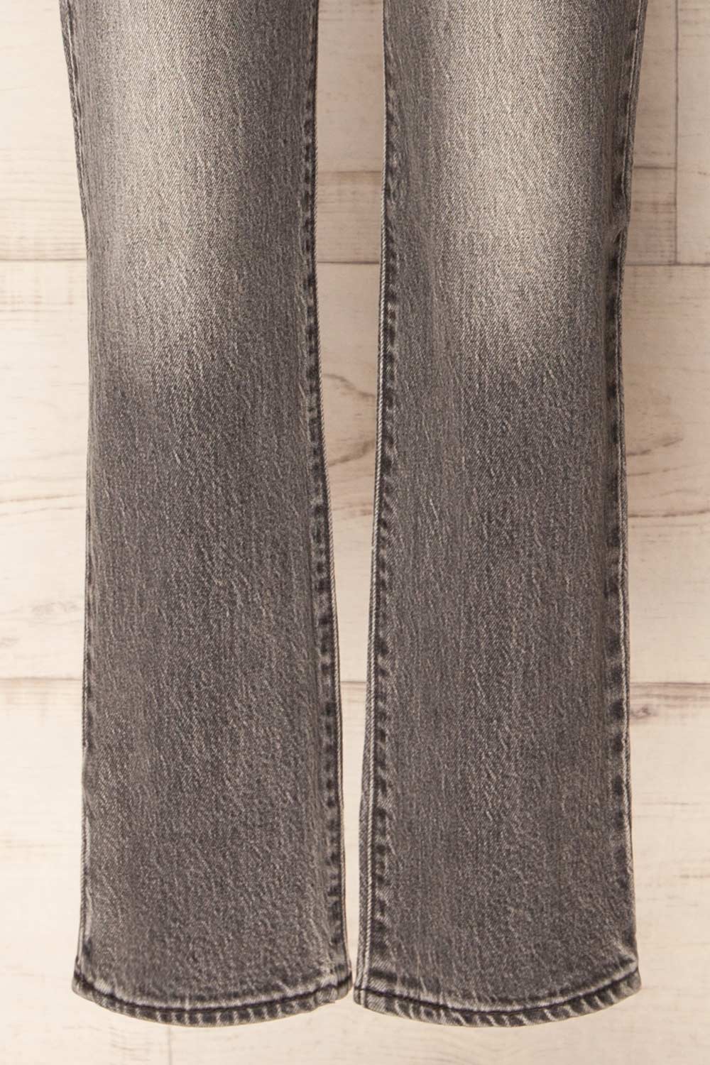 Fidenza | Slim Leg Grey Denim Pants