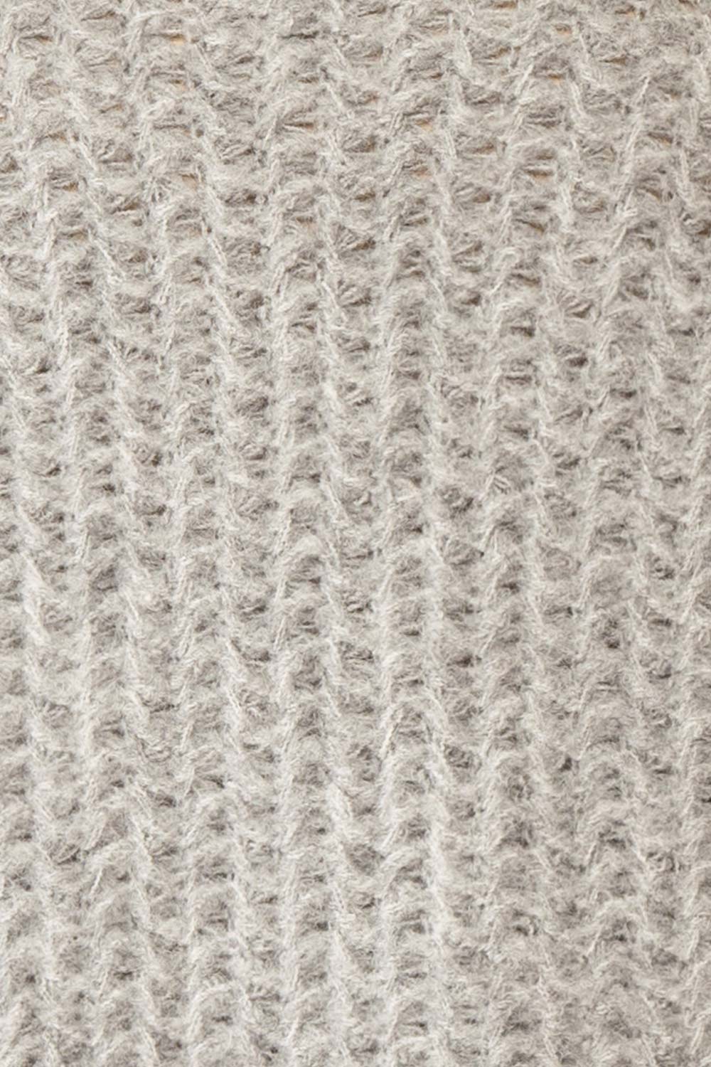 Francoise Grey | Knit Open-Front Cardigan