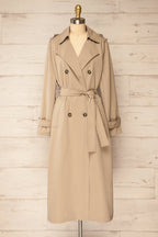 Gembloux Beige | Double Breasted Trench Coat