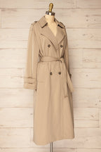 Gembloux Beige | Double Breasted Trench Coat
