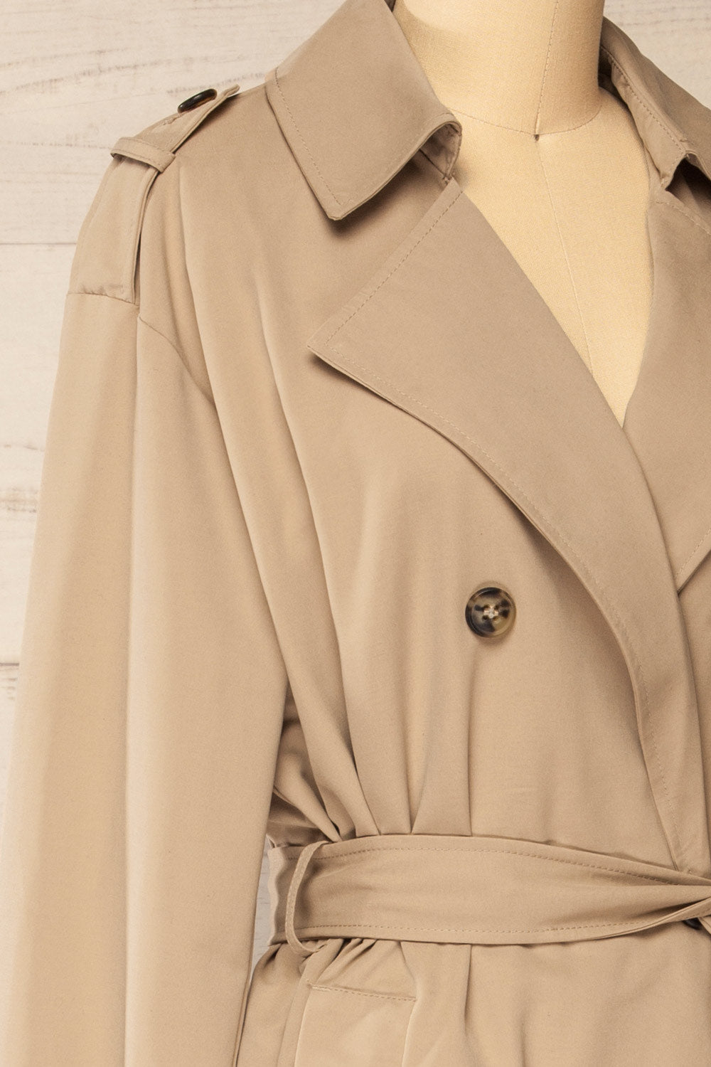 Gembloux Beige | Double Breasted Trench Coat