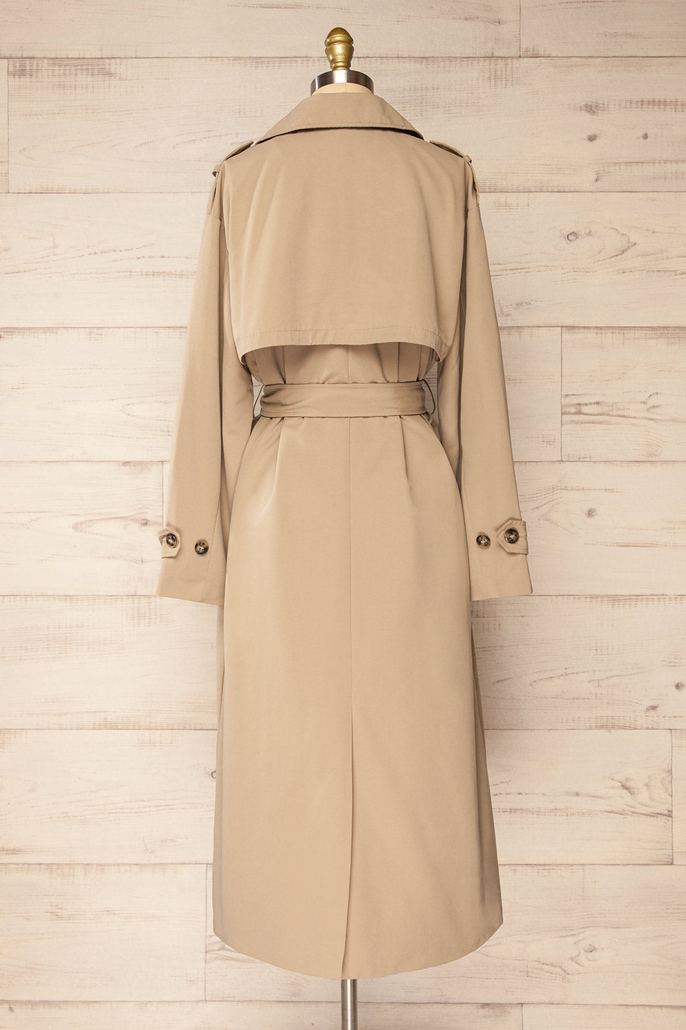 Gembloux Beige | Double Breasted Trench Coat