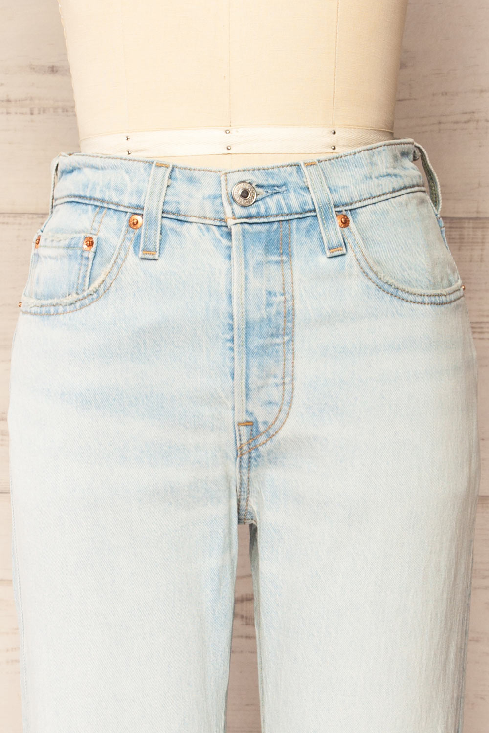 Genoa | High Rise Straight Leg Jeans