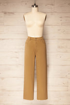 Guntur | Straight Leg Caramel Denim Pants