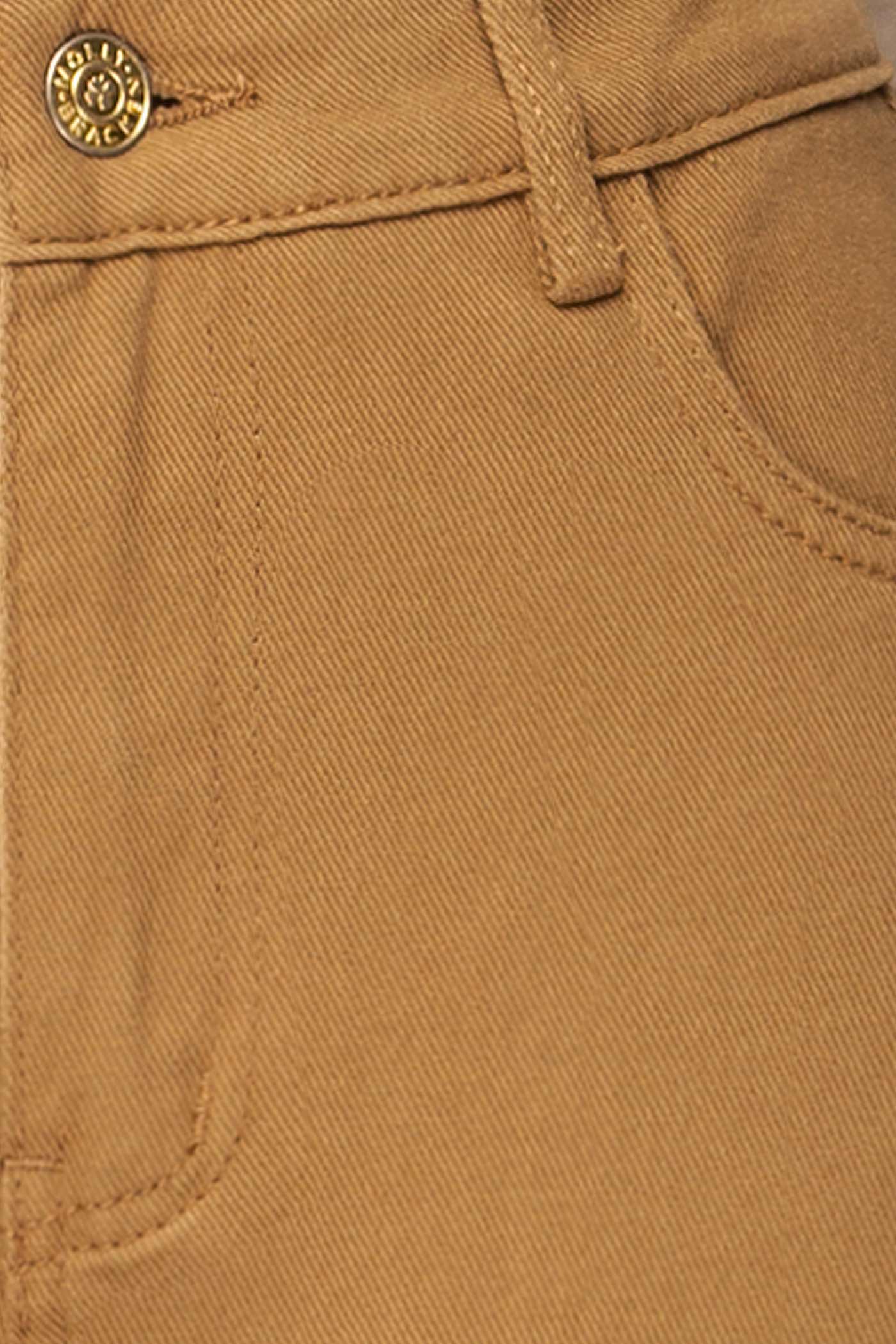 Guntur | Straight Leg Caramel Denim Pants