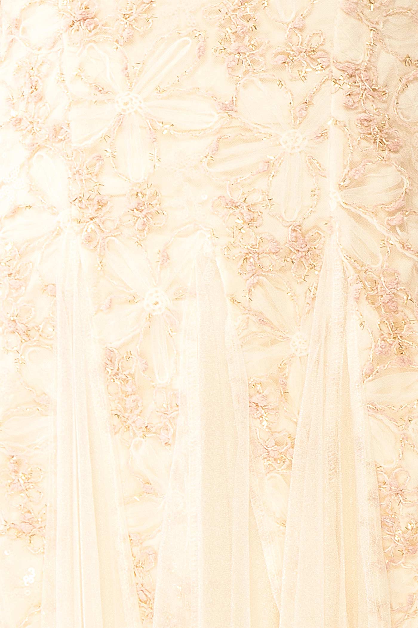 Jamie Pink | Midi Dress with Floral Lace