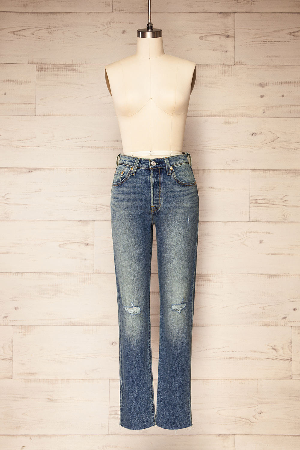 Kadapa | High Rise Straight Leg Jeans