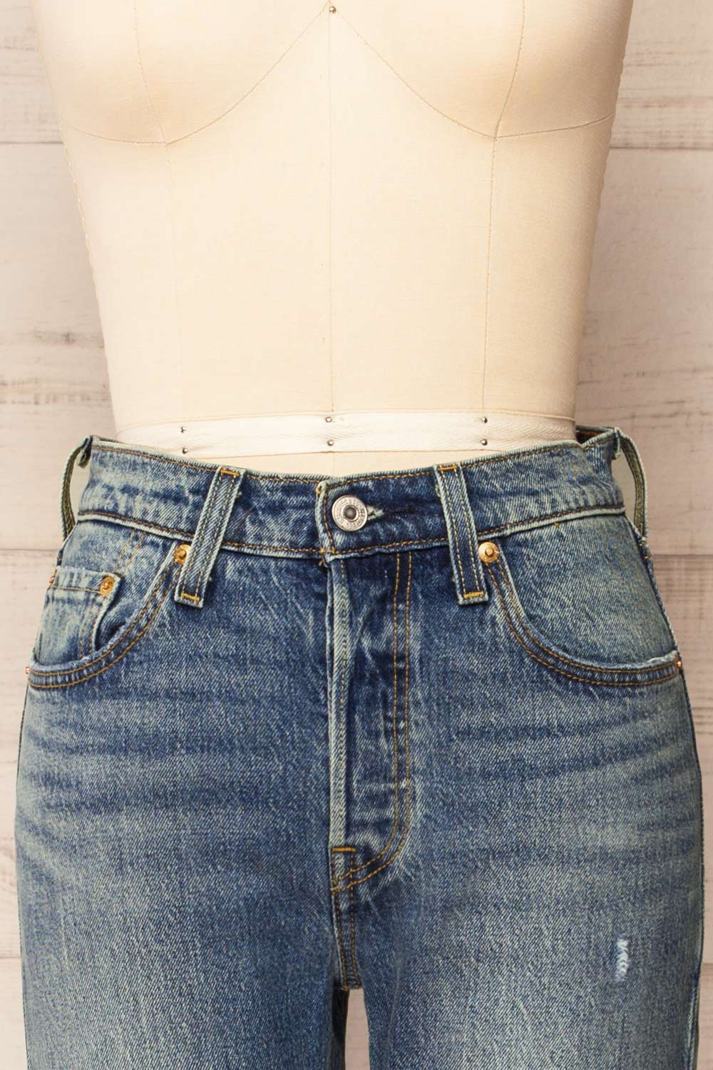 Kadapa | High Rise Straight Leg Jeans