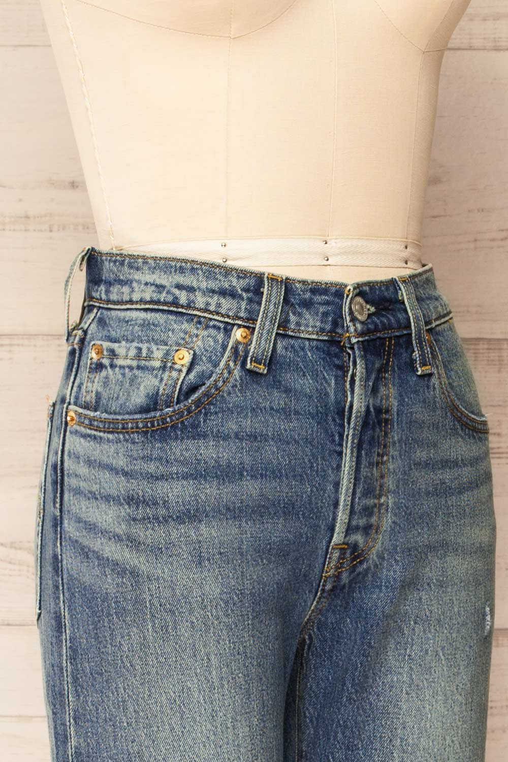 Kadapa | High Rise Straight Leg Jeans