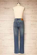 Kadapa | High Rise Straight Leg Jeans
