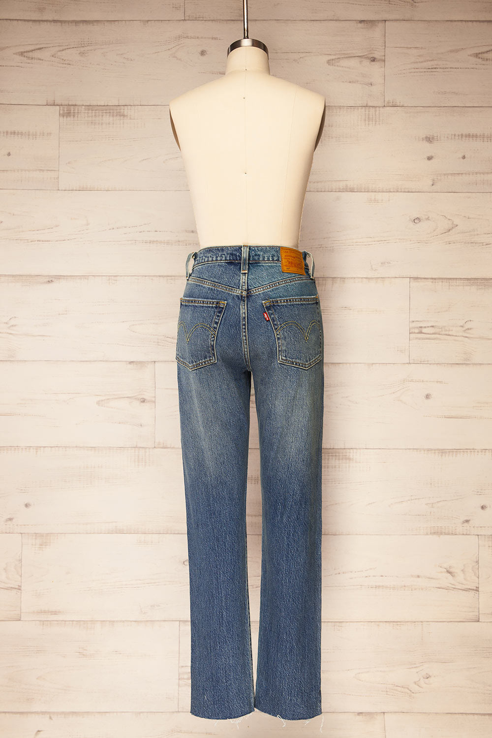 Kadapa | High Rise Straight Leg Jeans