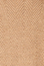 Kastamonu | Beige Herringbone Knit Long Cardigan