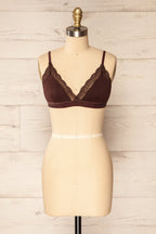 Kenitra Brown | Bralette w/ Lace Trims