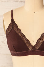 Kenitra Brown | Bralette w/ Lace Trims