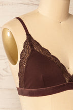 Kenitra Brown | Bralette w/ Lace Trims
