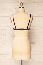 Kenitra Navy | Bralette w/ Lace Trims