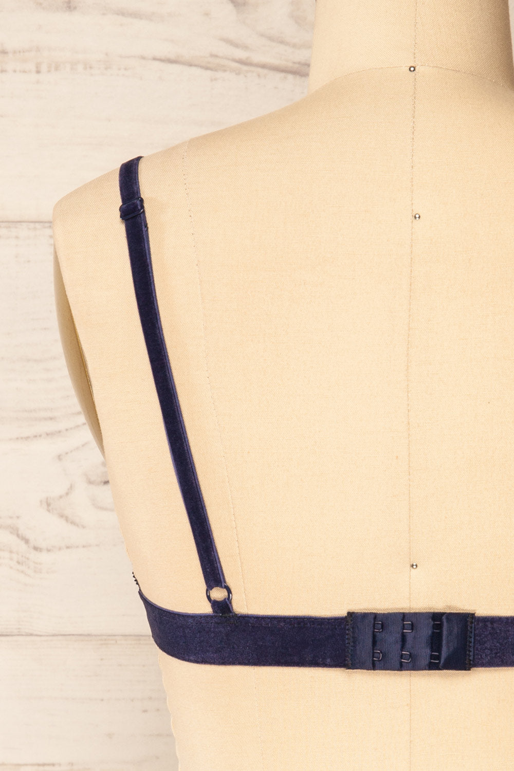 Kenitra Navy | Bralette w/ Lace Trims