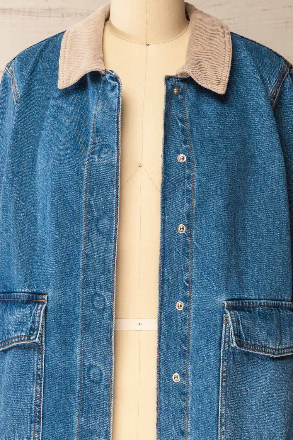 Kinsale | Blue Denim Jacket with Front Pockets