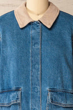 Kinsale | Blue Denim Jacket with Front Pockets