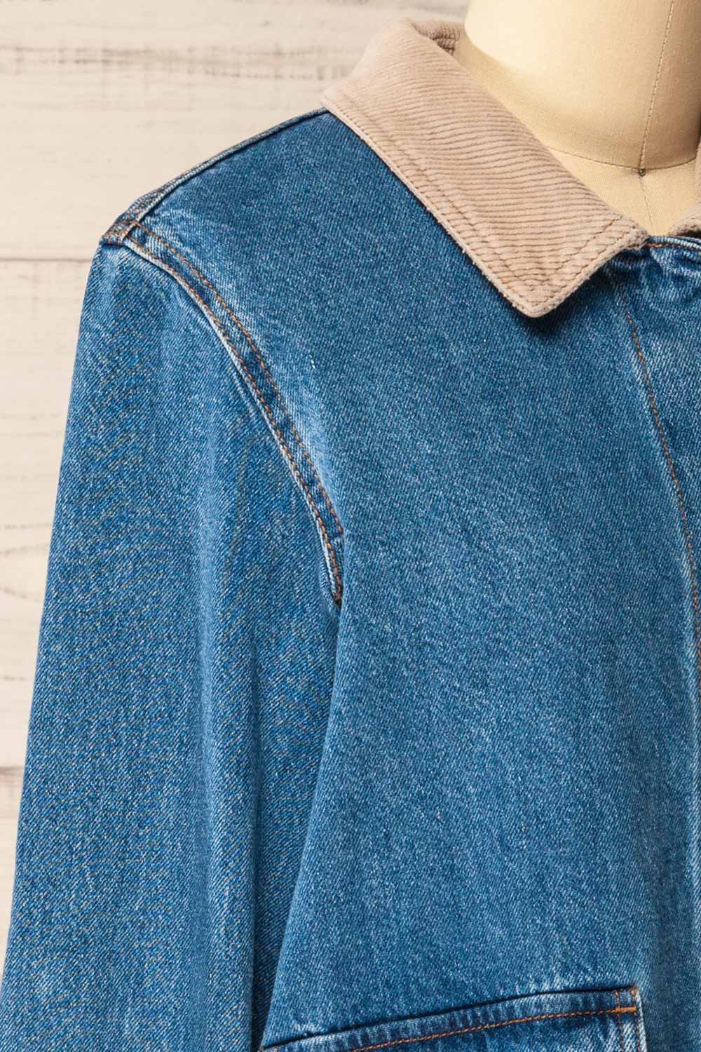 Kinsale | Blue Denim Jacket with Front Pockets