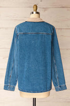 Kinsale | Blue Denim Jacket with Front Pockets