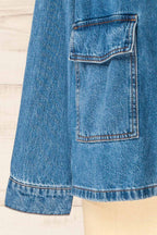 Kinsale | Blue Denim Jacket with Front Pockets