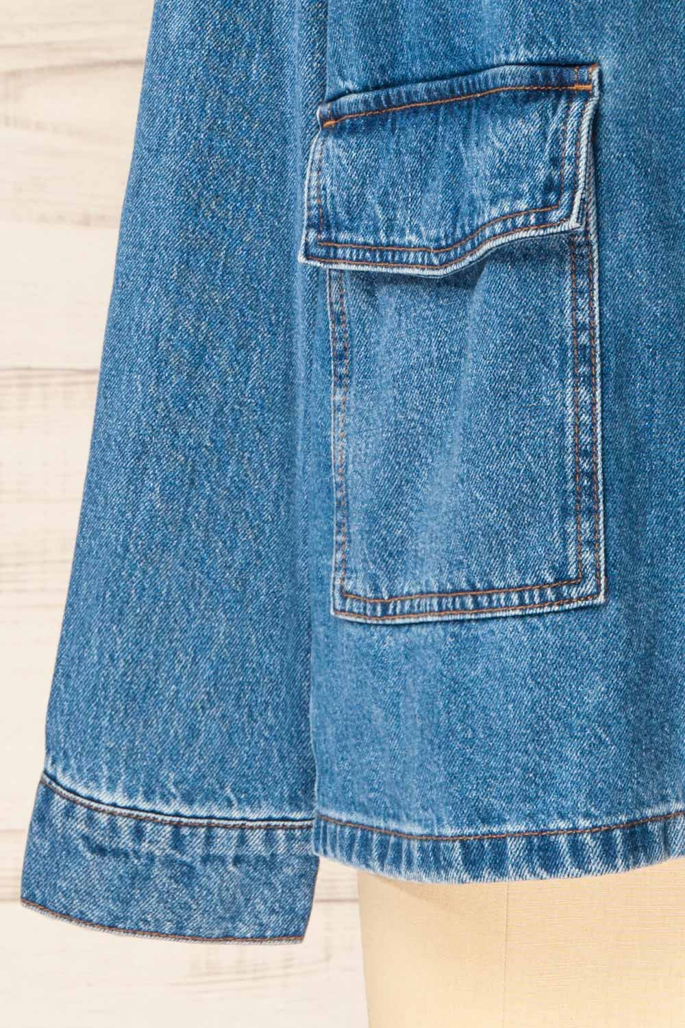 Kinsale | Blue Denim Jacket with Front Pockets