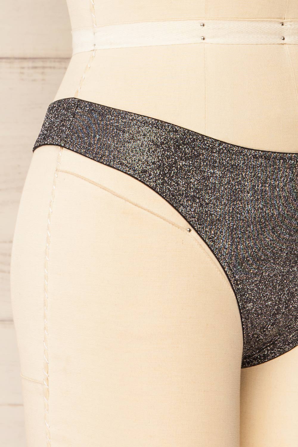 Kurtain | 2-Pack Silver Glitter Underwear