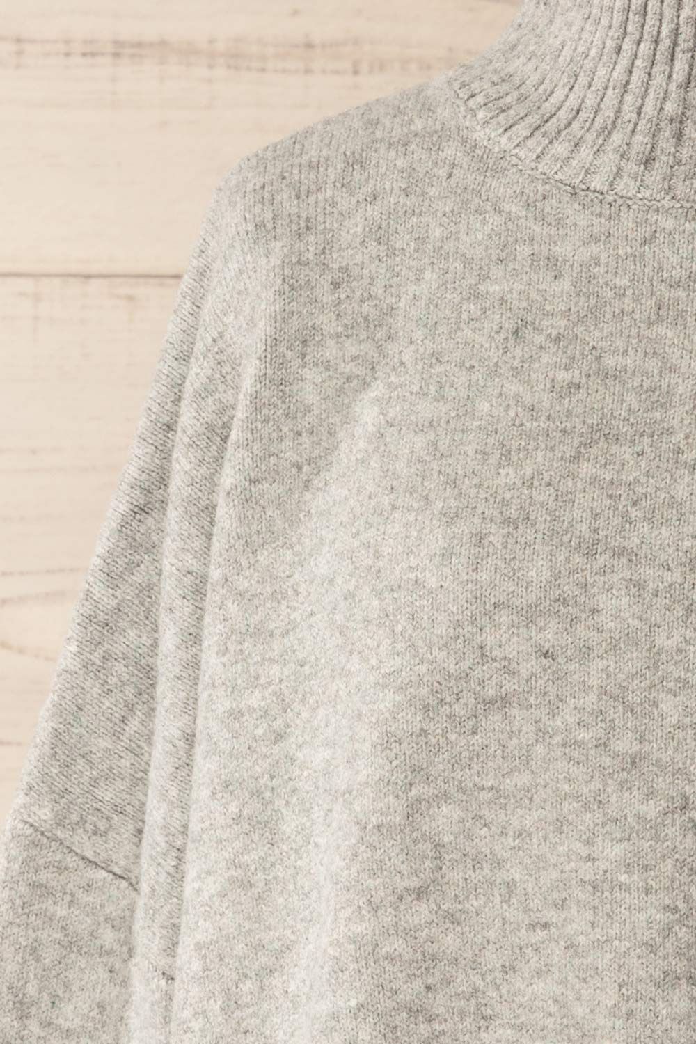 Lander | Oversized Grey Knitted Sweater