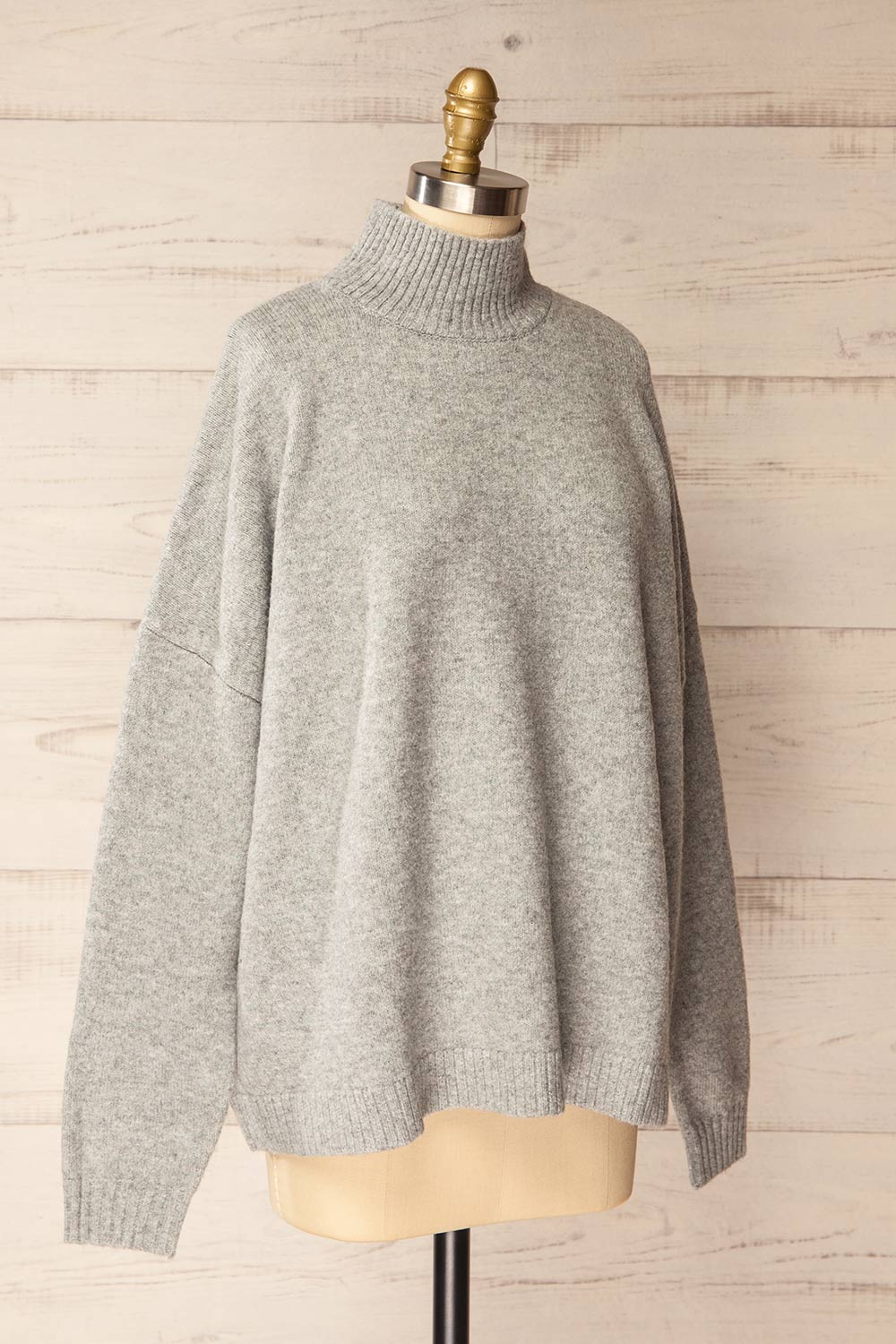 Lander | Oversized Grey Knitted Sweater