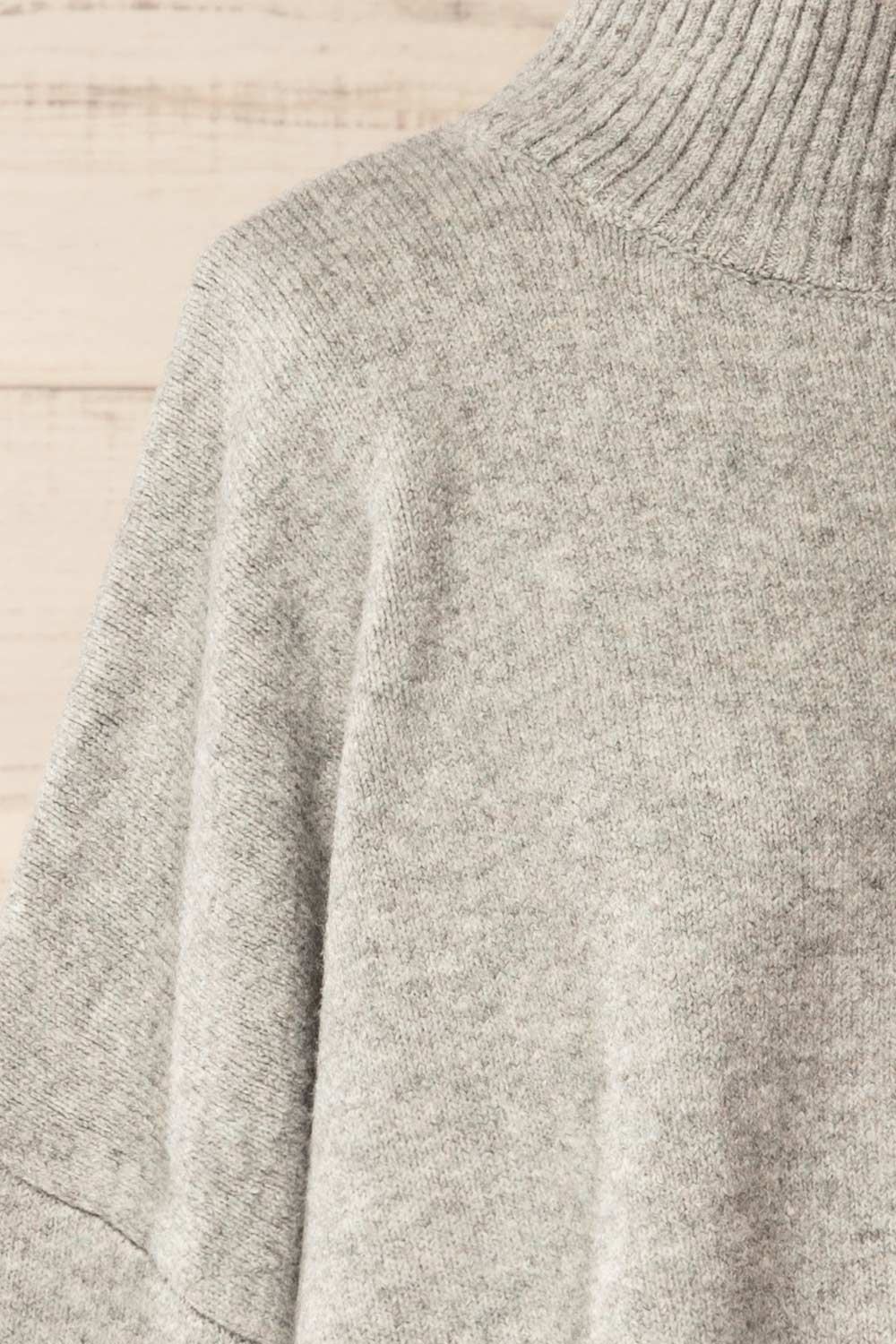 Lander | Oversized Grey Knitted Sweater