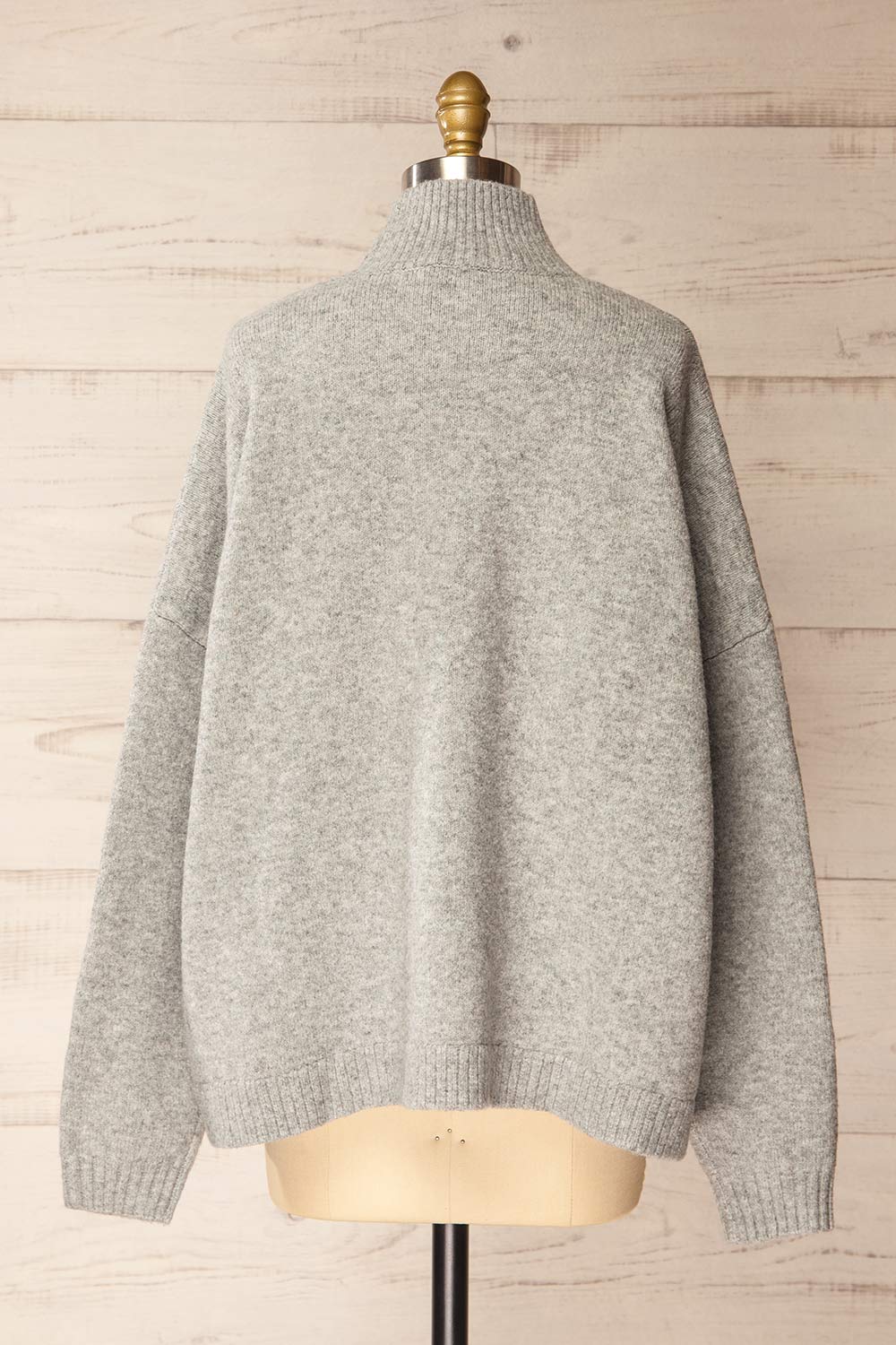 Lander | Oversized Grey Knitted Sweater