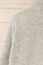 Lander | Oversized Grey Knitted Sweater
