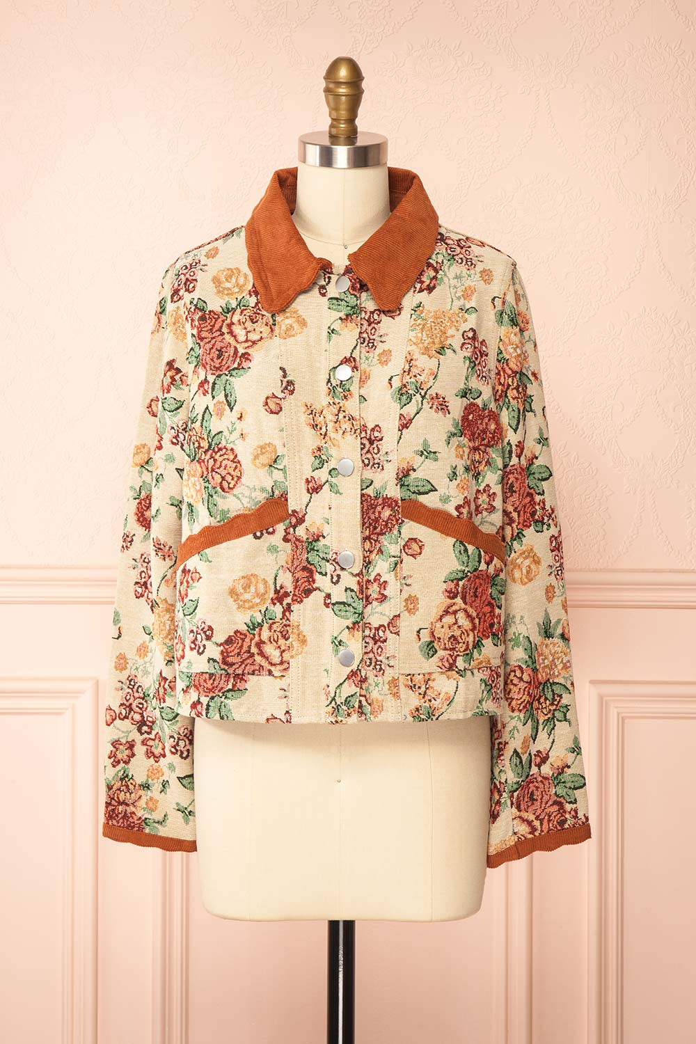 Lismore | Floral Jacquard Jacket