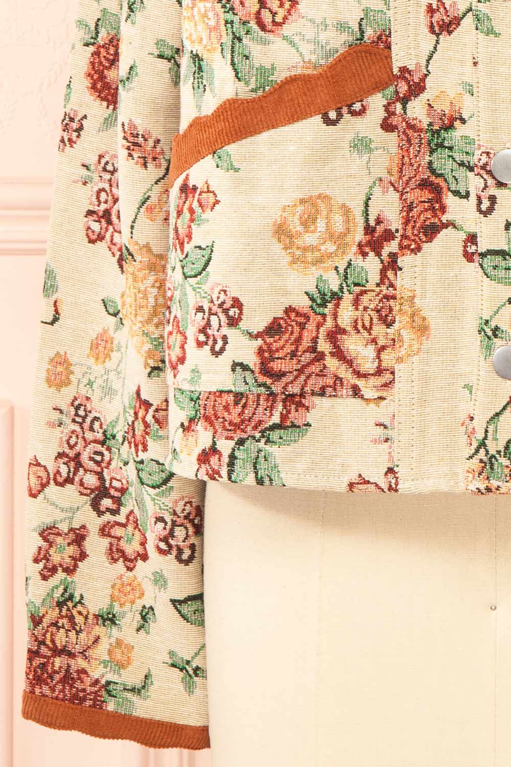 Lismore | Floral Jacquard Jacket