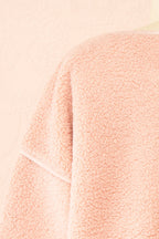 Madja | Pink Oversize Curly Jacket