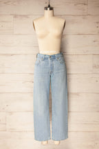Matheran | Light Blue Ankle Length Denim Pants