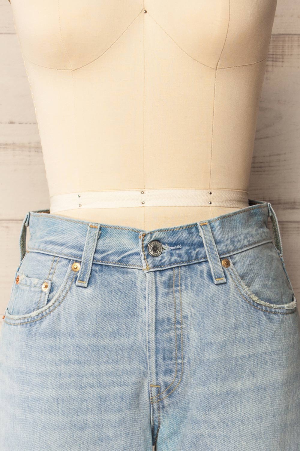 Matheran | Light Blue Ankle Length Denim Pants