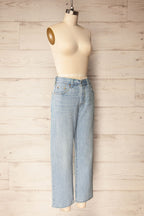 Matheran | Light Blue Ankle Length Denim Pants