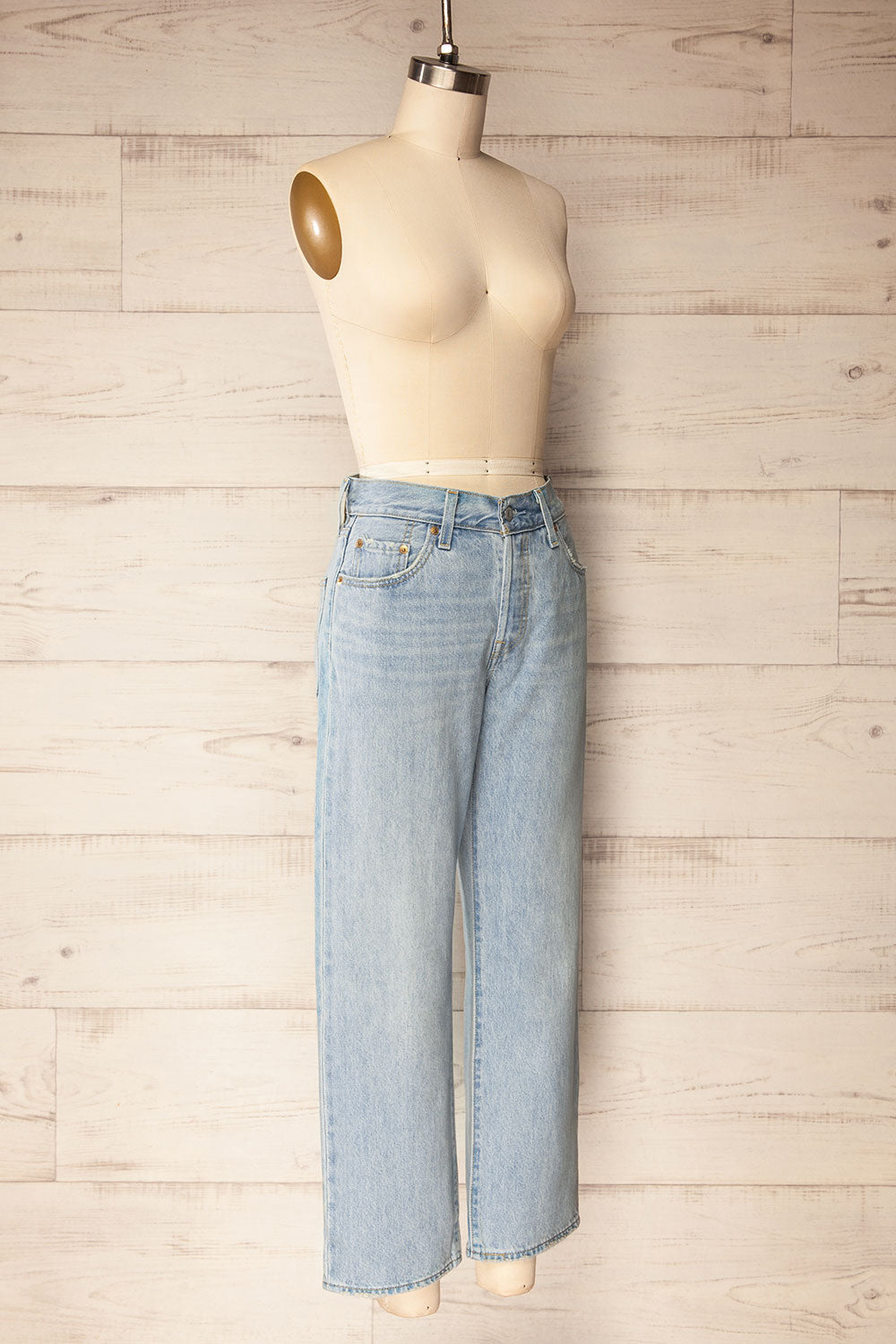 Matheran | Light Blue Ankle Length Denim Pants